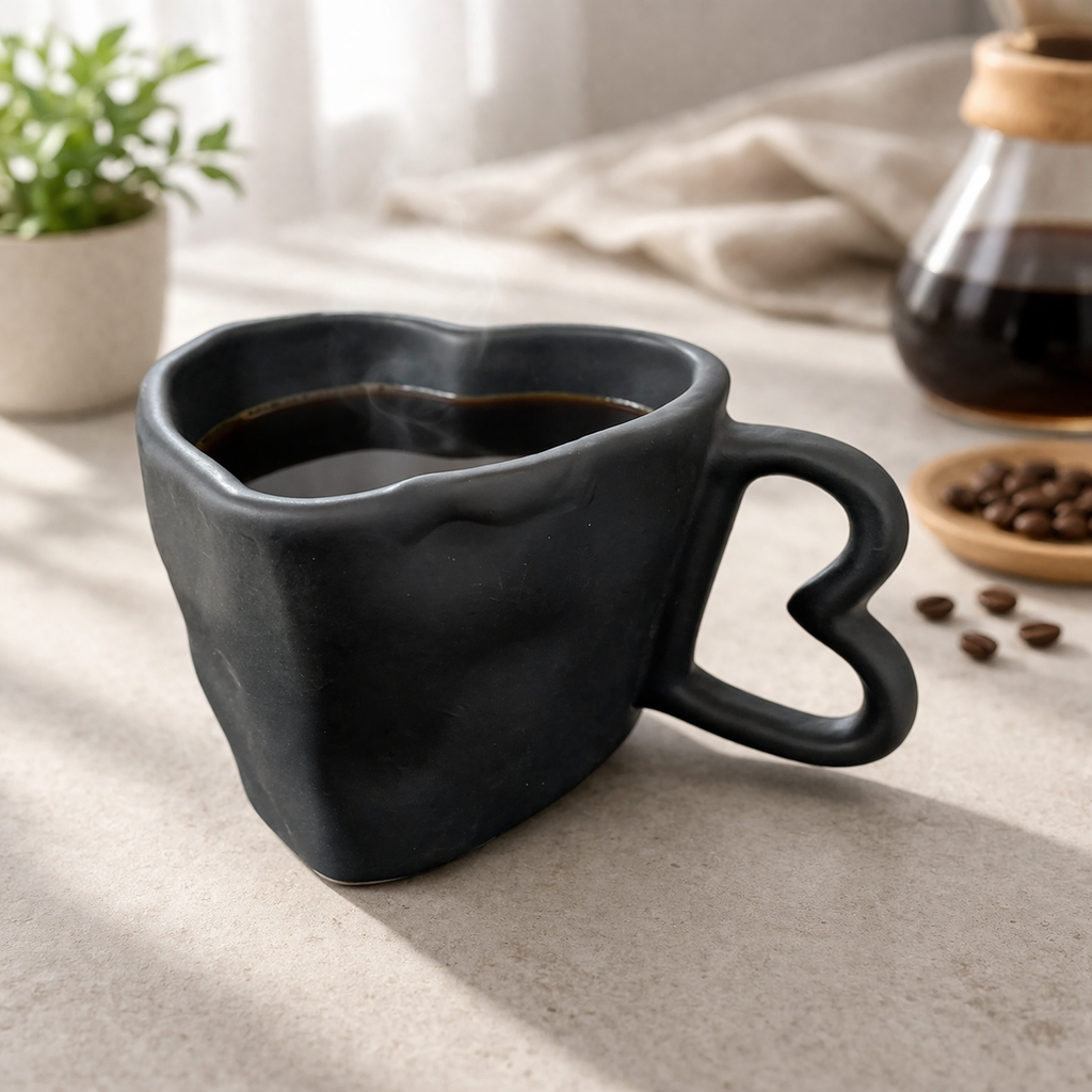 Heart-Shaped Mug