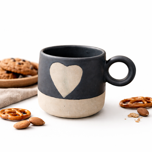 Dual Tone Heart Mug