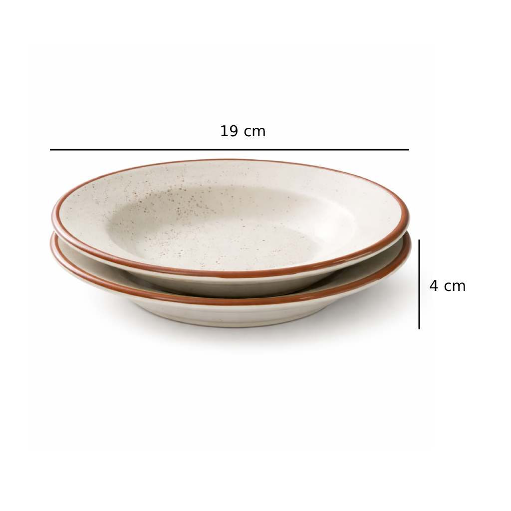 Rustic Ceramic Pasta Plate
